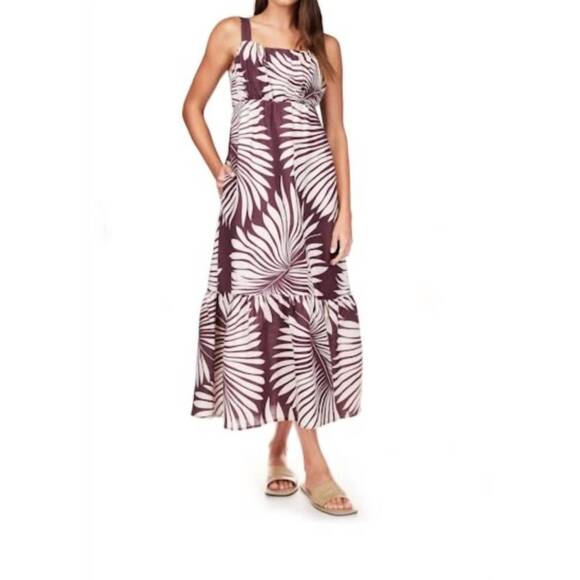 NEW SANCTUARY sundance midi dress in mesa palm